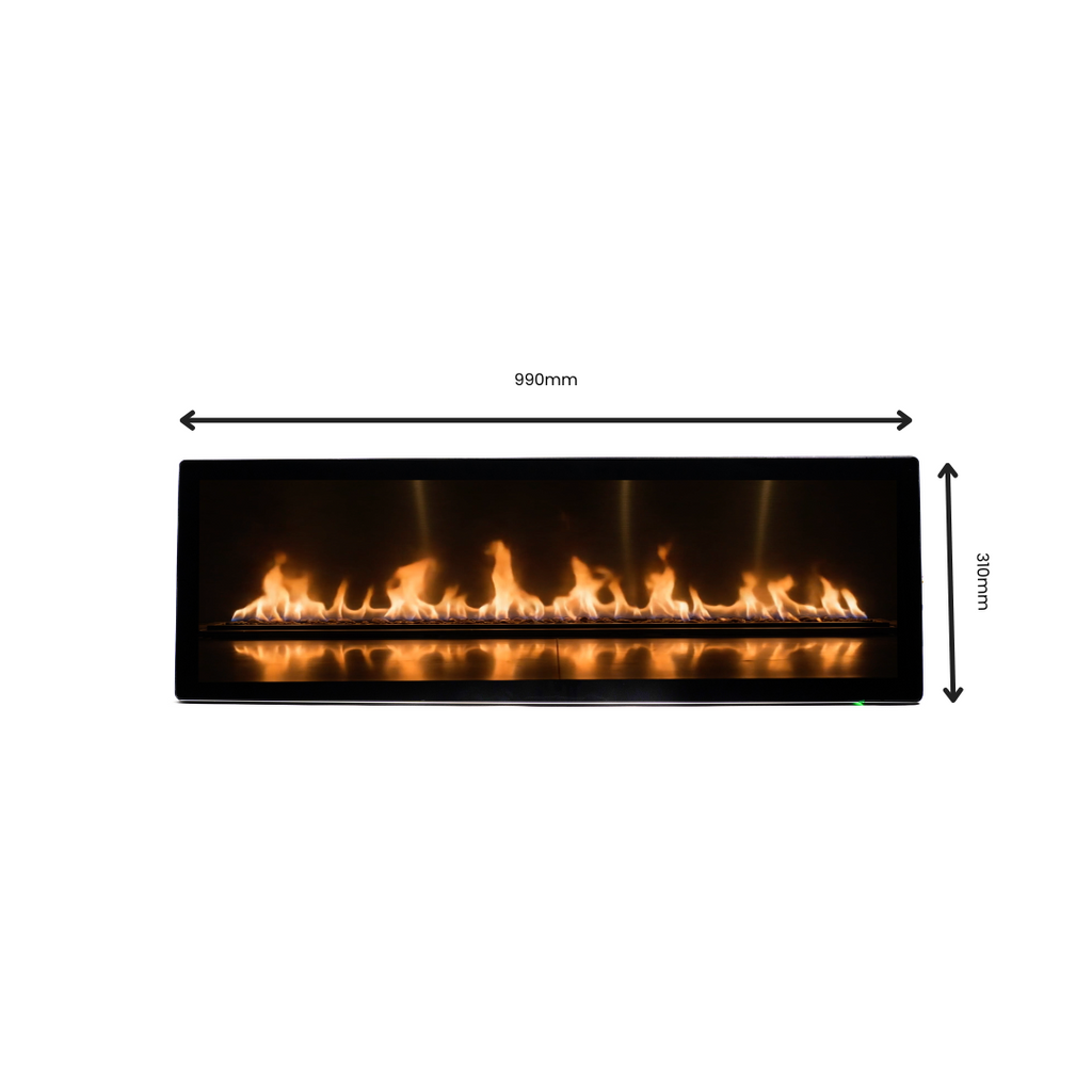 38.5" 990mm - Gas Effect Fire - wall mounted GF1-39